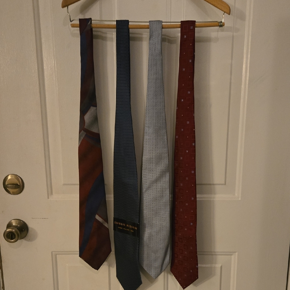Set of Four Stylish Ties